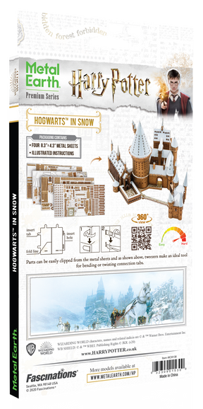 Metal Earth - Premium Series - Harry Potter: Hogwarts in Snow Model Kit