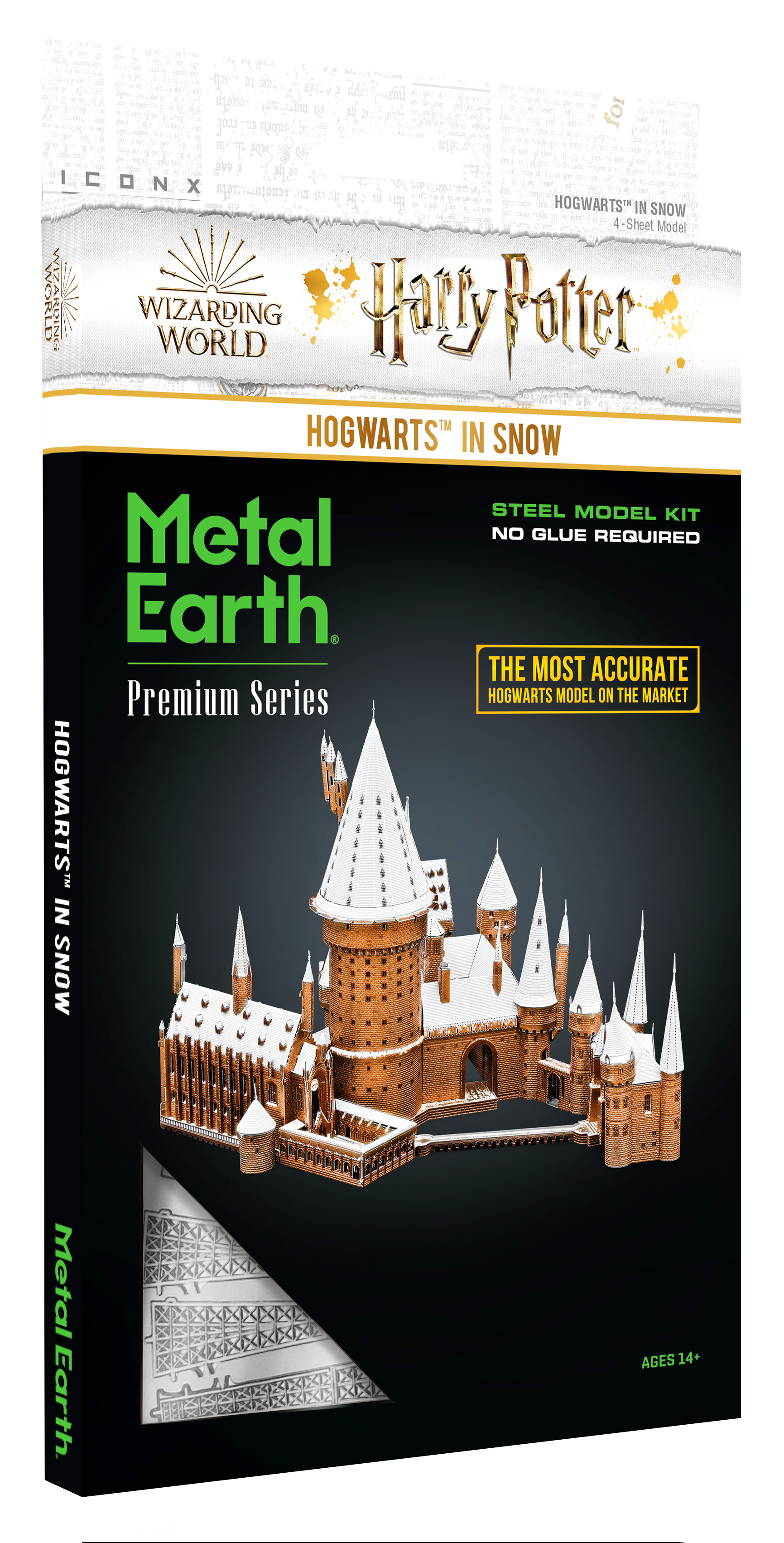Metal Earth - Premium Series - Harry Potter: Hogwarts in Snow Model Kit