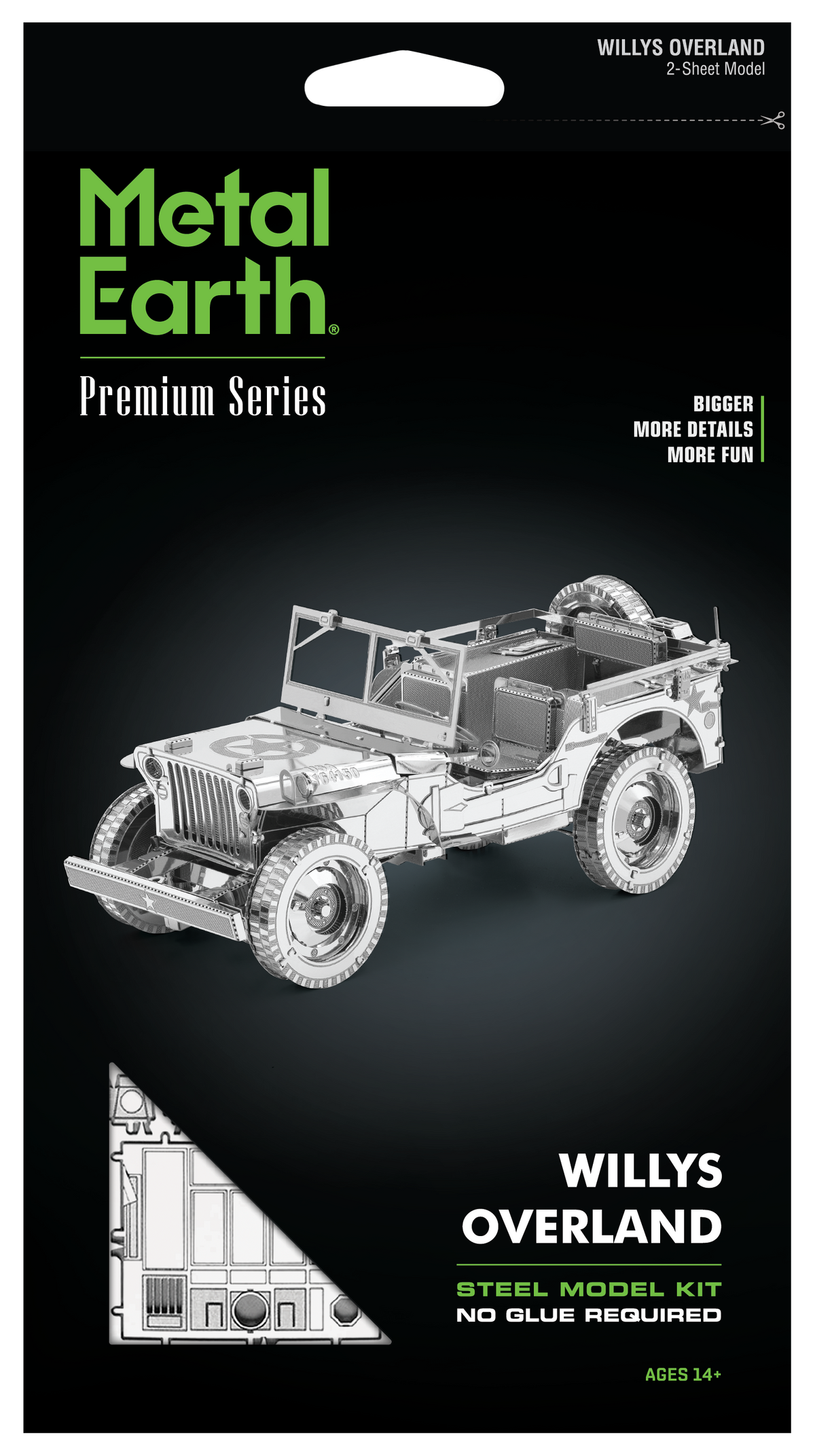 Metal Earth - Premium Series - Willys Overland Model Kit