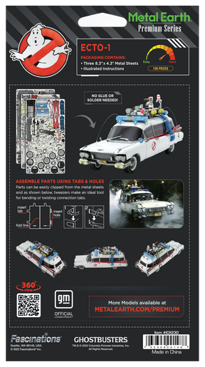 Metal Earth - Premium Series - Ghostbuster: Ecto-1 Model Kit