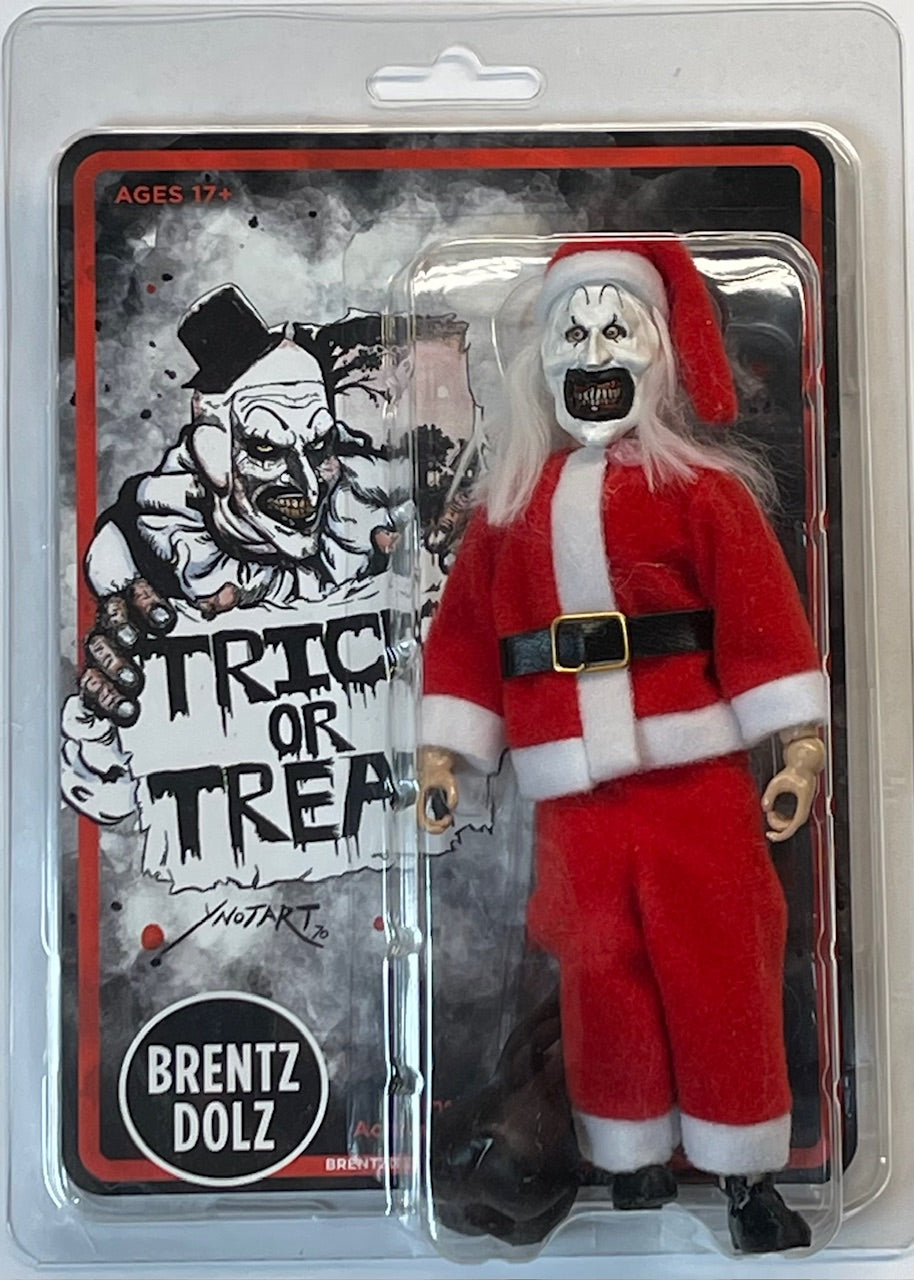 Brentz Dolz Terrifier 3 - Art the Clown Santa Trick-or-Treater 6" Action Figure