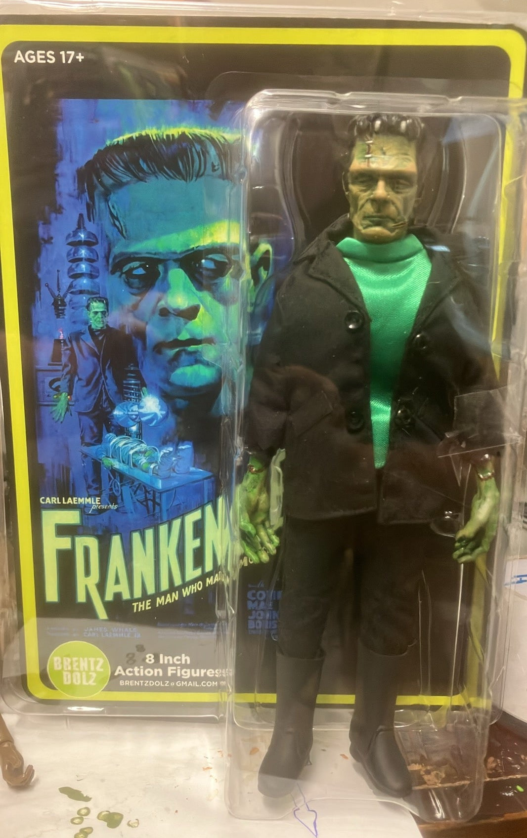 Brentz Dolz Frankenstein: The Man Who Made A Monster - Frankenstein's Monster 8" Art Action Figure