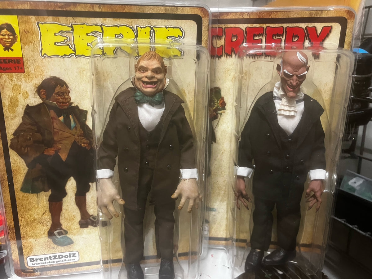 Brentz Dolz Eerie Magazine - Uncle Creepy & Cousin Eerie 8" Art Action Figure Set