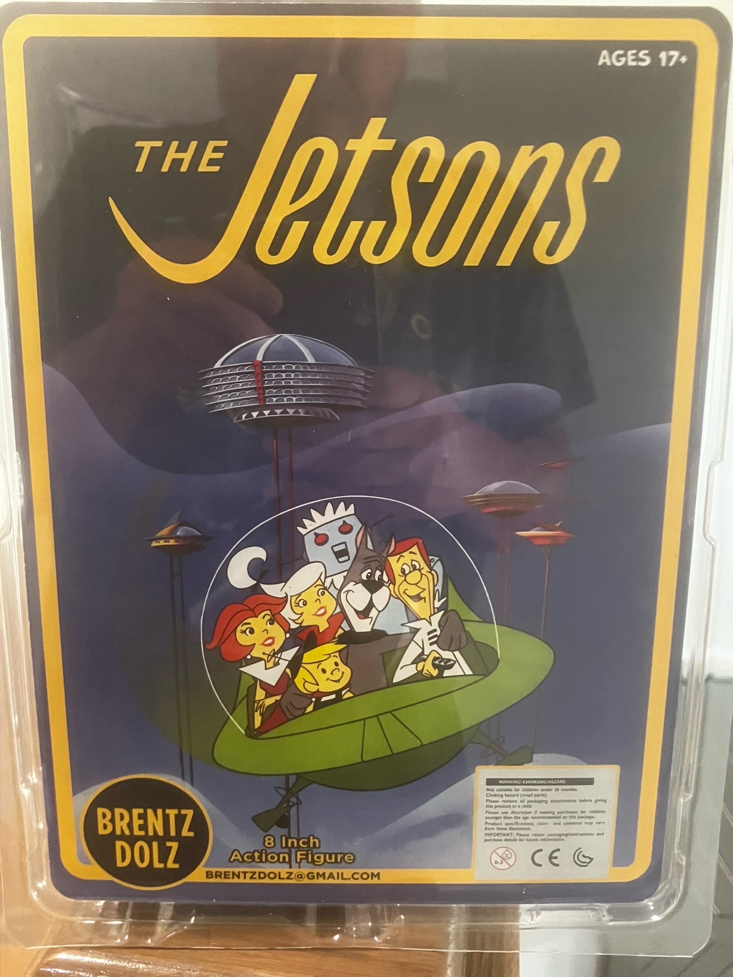 Brentz Dolz Hanna-Barbera - The Jetsons - Rosie the Robot  8" Art Action Figure