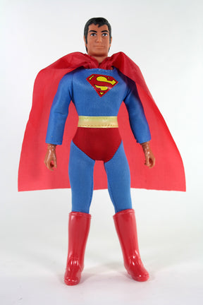 Damaged Package Mego Wave 16 - Superman 50th Anniversary World's Greatest Superheroes (Classic Box) 8" Action Figure