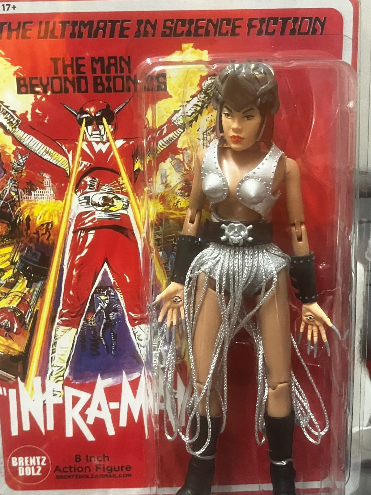 Brentz Dolz Infra-Man - Witch-Eye 8" Art Action Figure