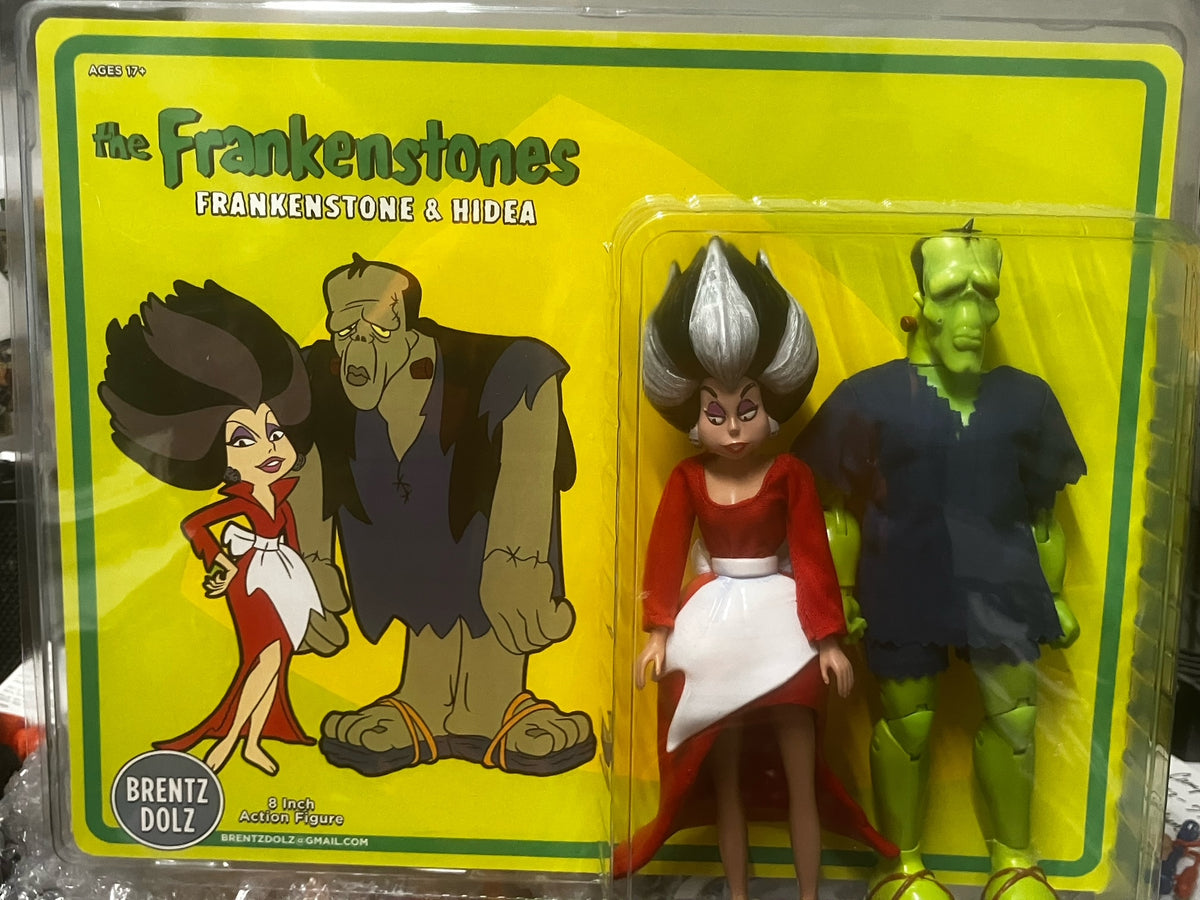 Brentz Dolz Hanna-Barbera - The Frankenstones 8" Art Action Figure Set