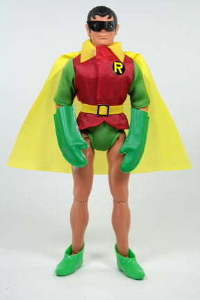 Damaged Package Mego Wave 16 - Robin 50th Anniversary World's Greatest Superheroes (Classic Box) 8" Action Figure