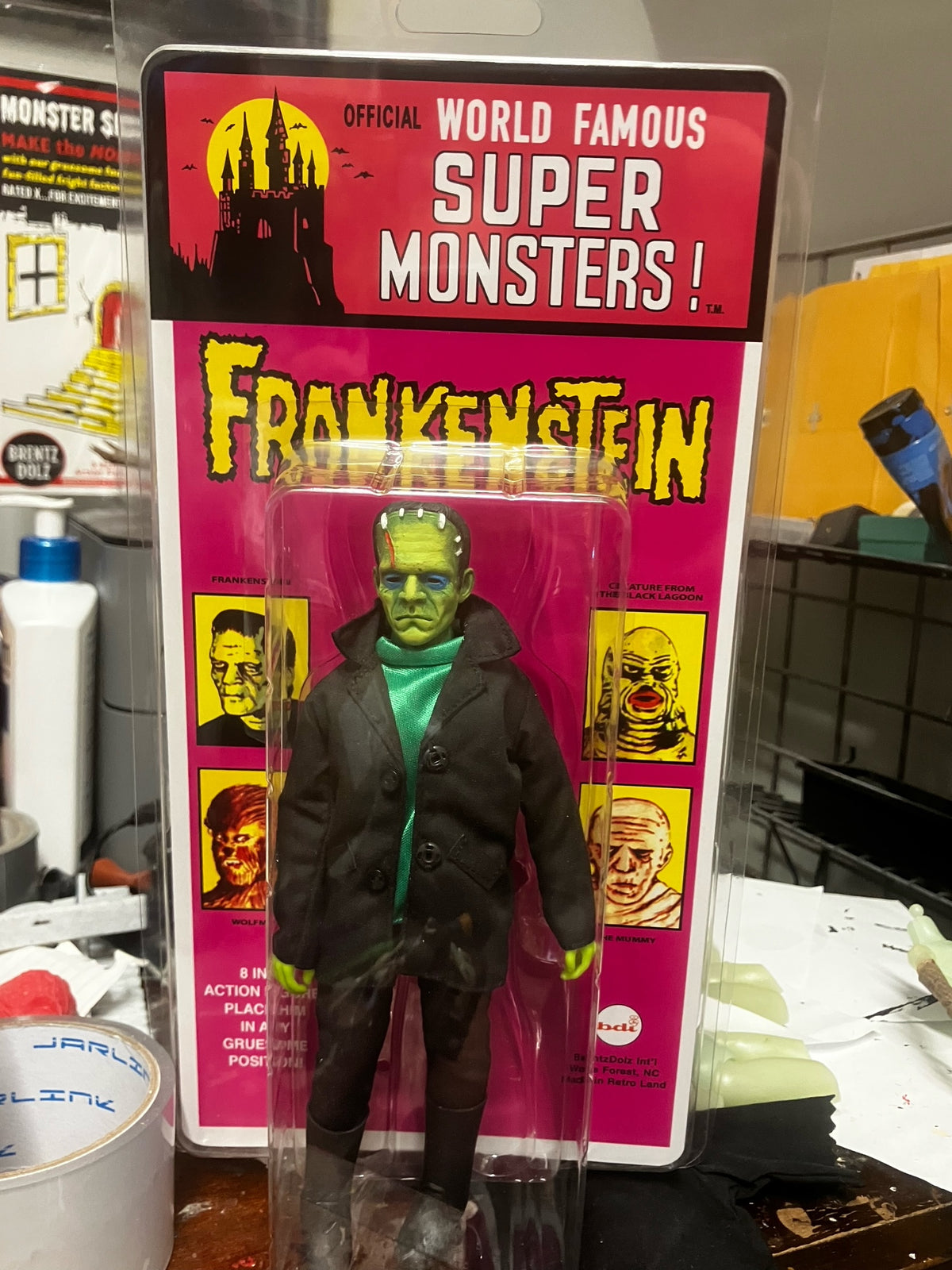 Brentz Dolz World's Famous Monsters - Frankenstein 8" Art Action Figure