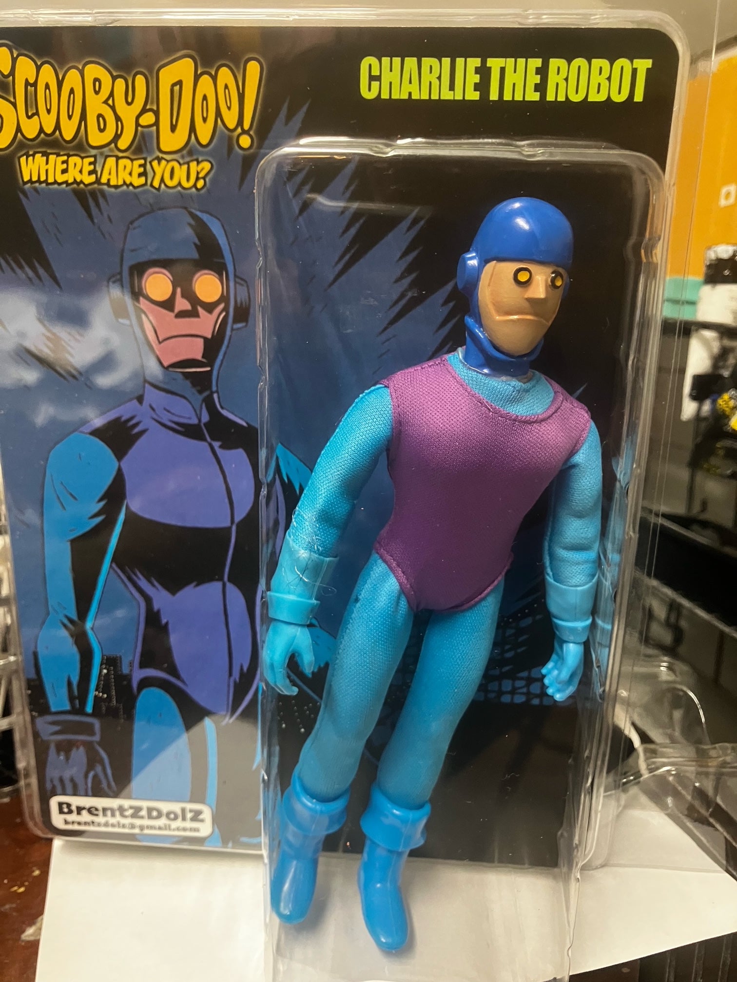 Brentz Dolz Scooby-Doo - Charlie the Robot 8" Art Action Figure