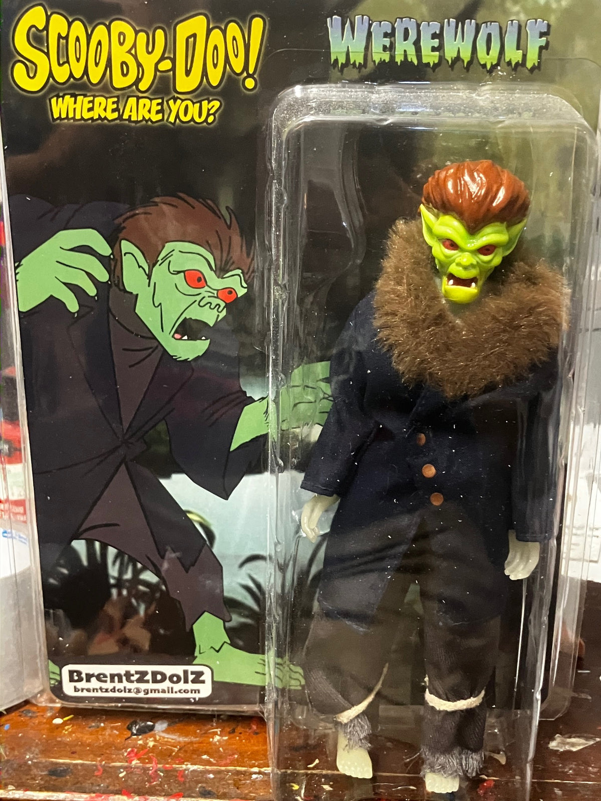 Brentz Dolz Scooby-Doo - Werewolf 8" Art Action Figure