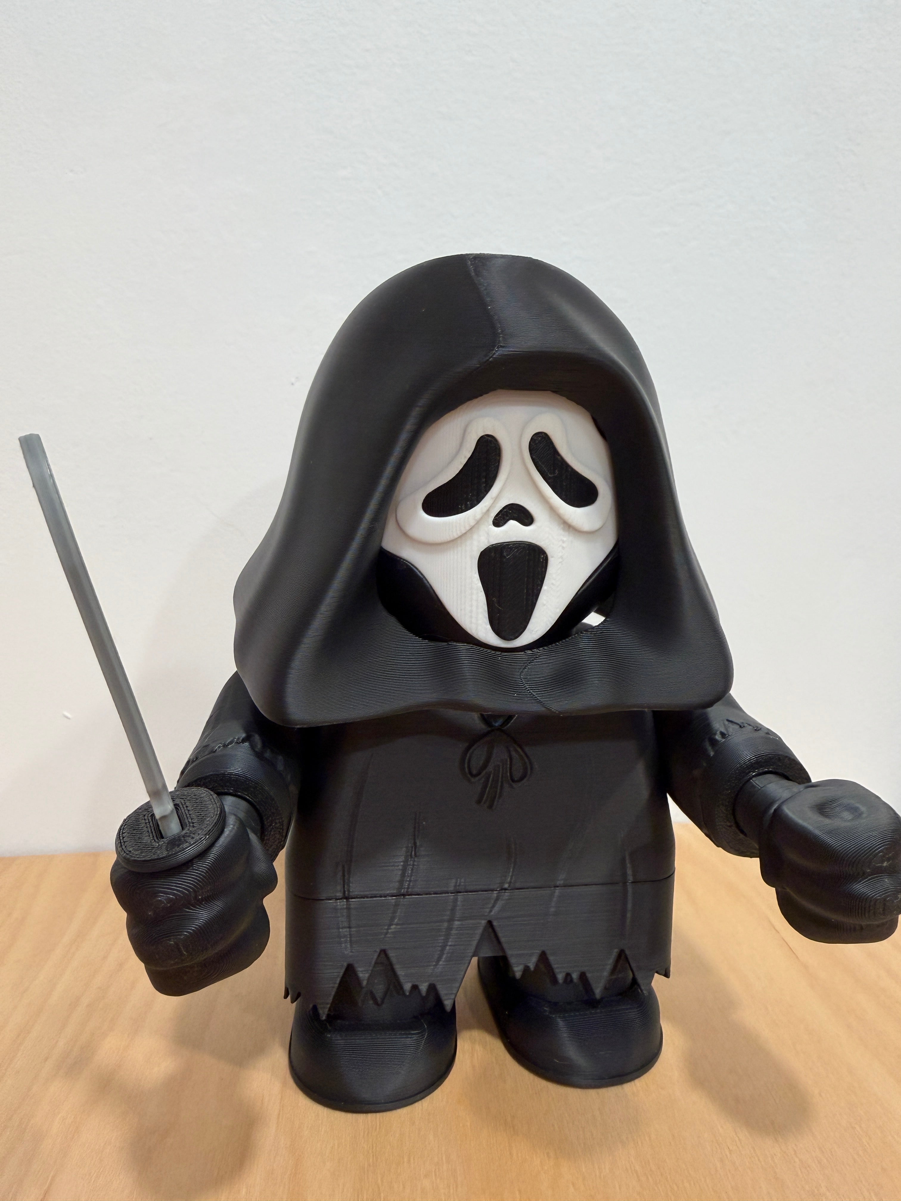 Ghostface 3D Printed Display Figure – Horror Collector Piece