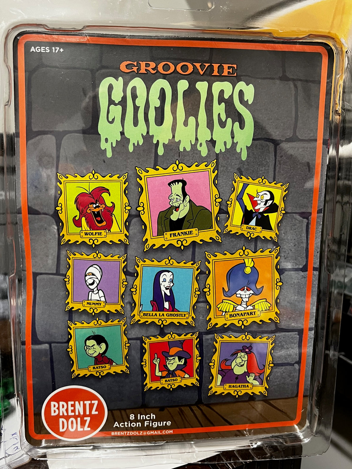 Brentz Dolz Groovie Goolies - Drac 8" Action Figure