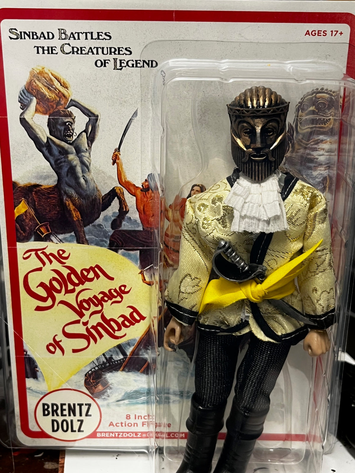 Brentz Dolz The Golden Voyage of Sinbad - Grand Vizier 8" Art Action Figure