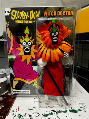 Brentz Dolz Scooby-Doo - Witch Doctor 8" Art Action Figure