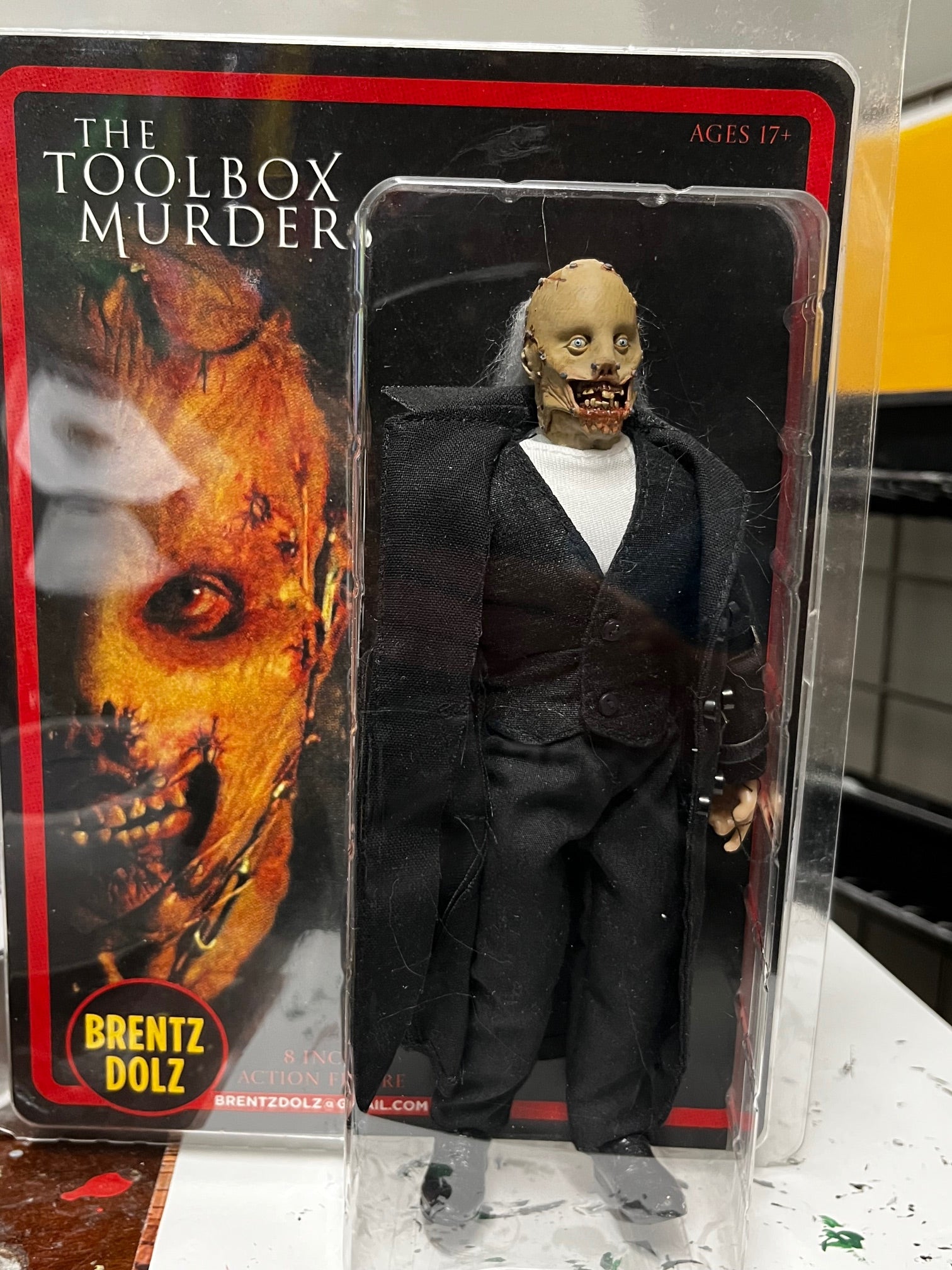 Brentz Dolz The Toolbox Murders 8" Art Action Figure