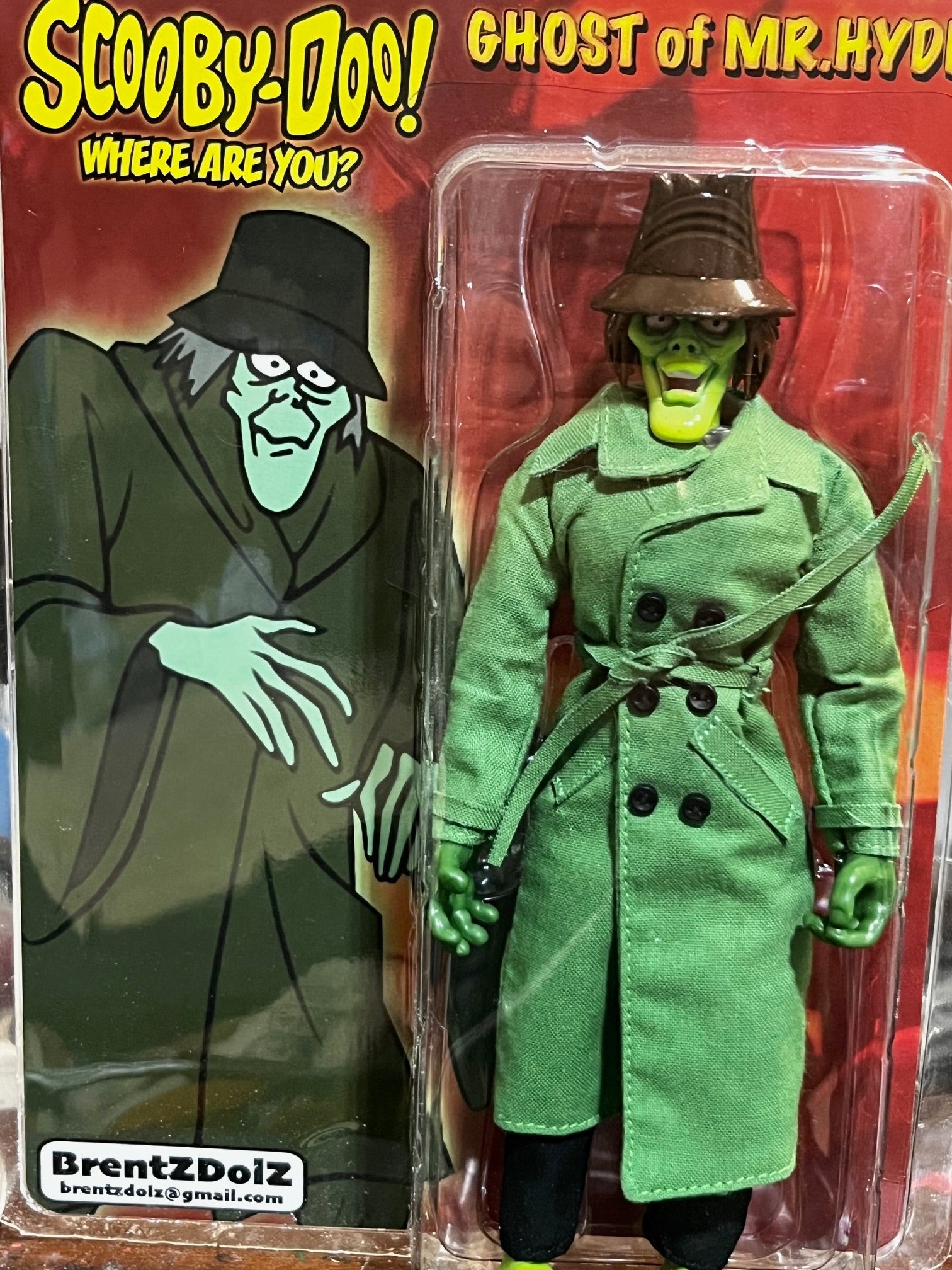 Brentz Dolz Scooby-Doo - Ghost of Mr Hyde 8" Art Action Figure