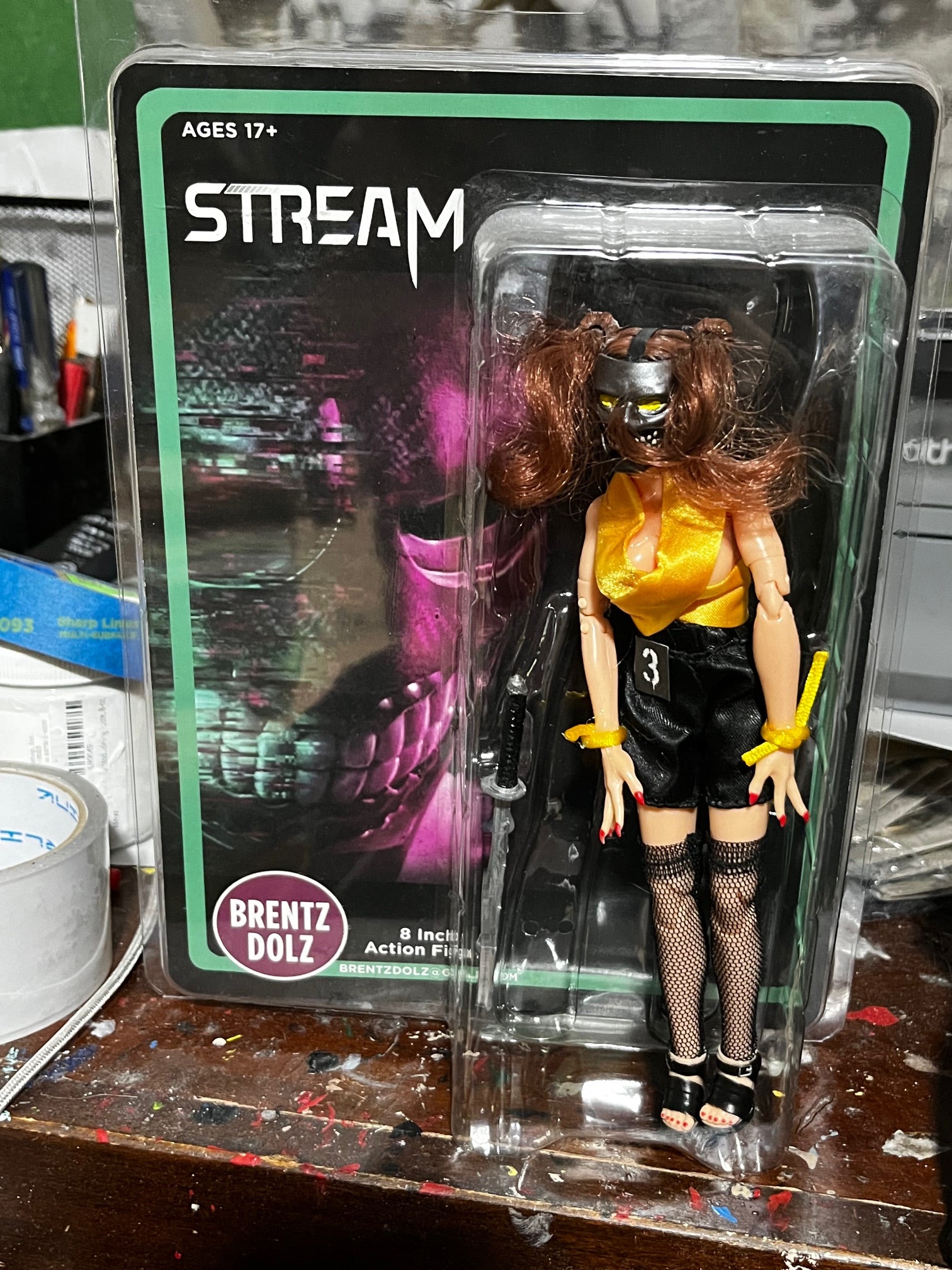 Brentz Dolz Stream (2024) - Player 3 - 8" Art Action Figure