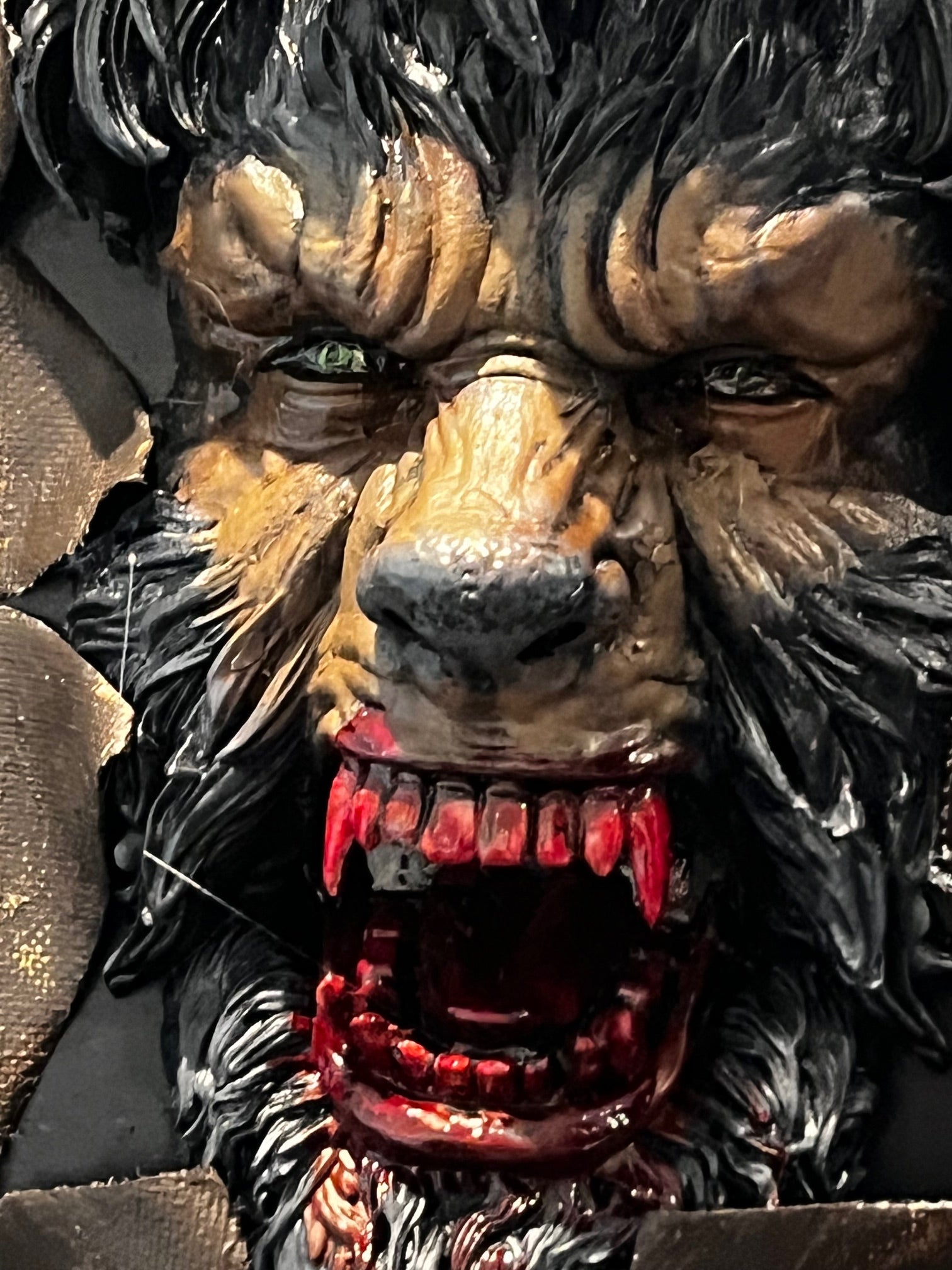 Brentz Dolz Universal Monsters: Wolfman 3D Wall Art 8x10