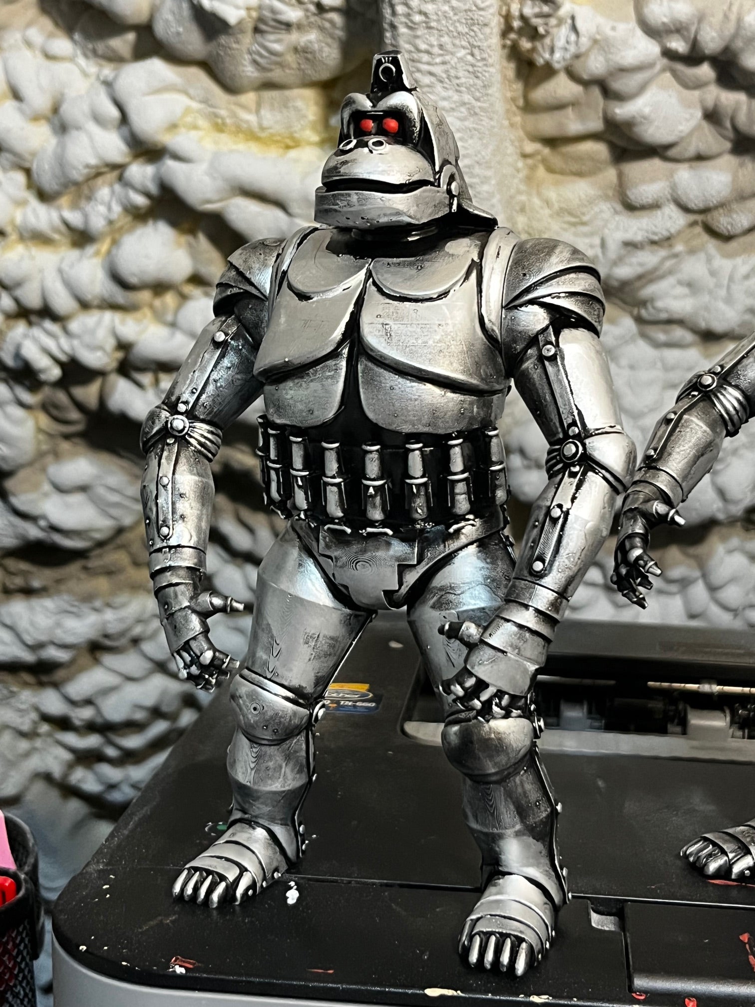 Brentz Dolz - Mecha King Kong (Silver) (Loose No Packaging) 8" Art Action Figure
