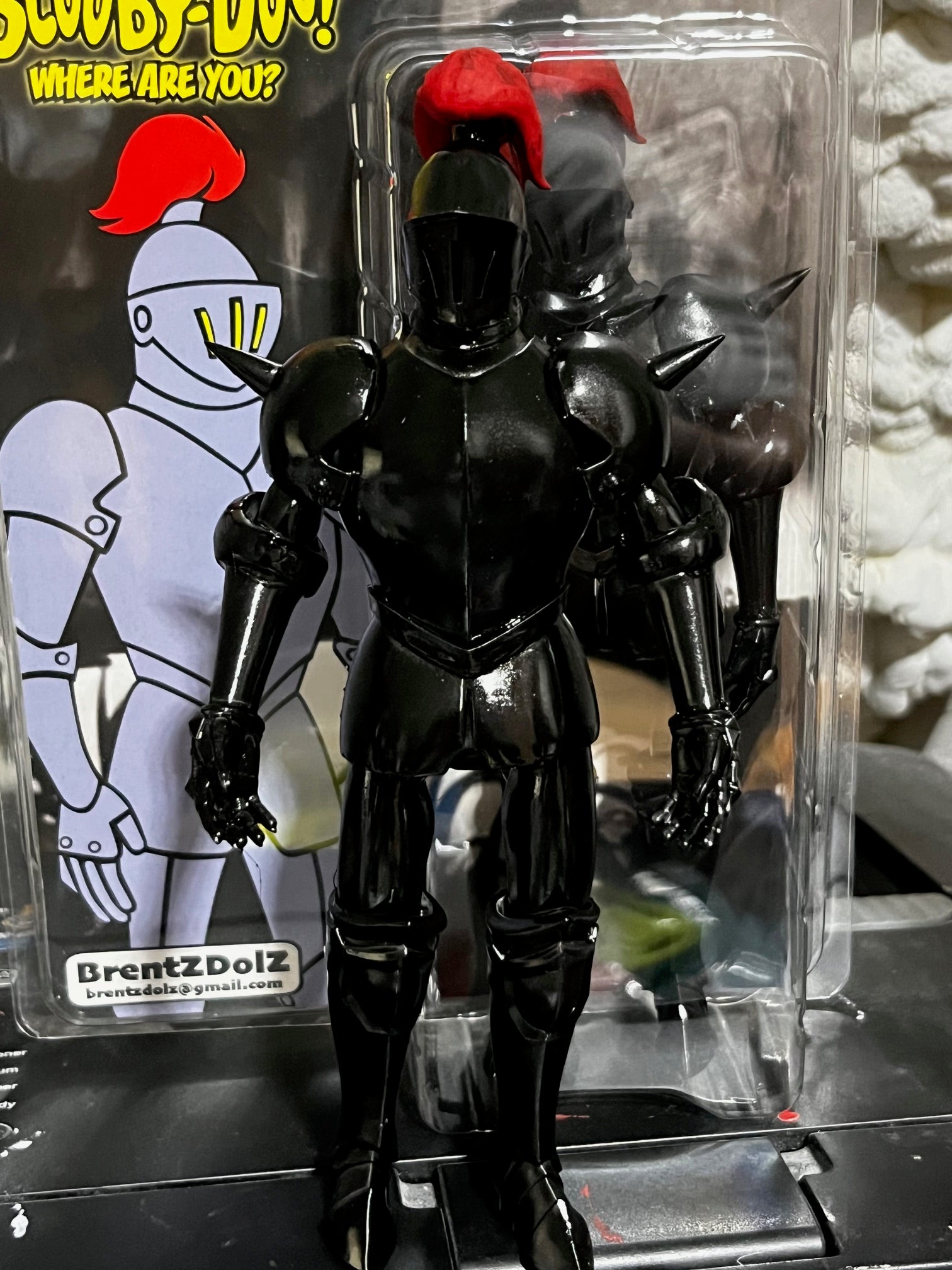 Brentz Dolz Scooby-Doo - Black Knight 8" Art Action Figure