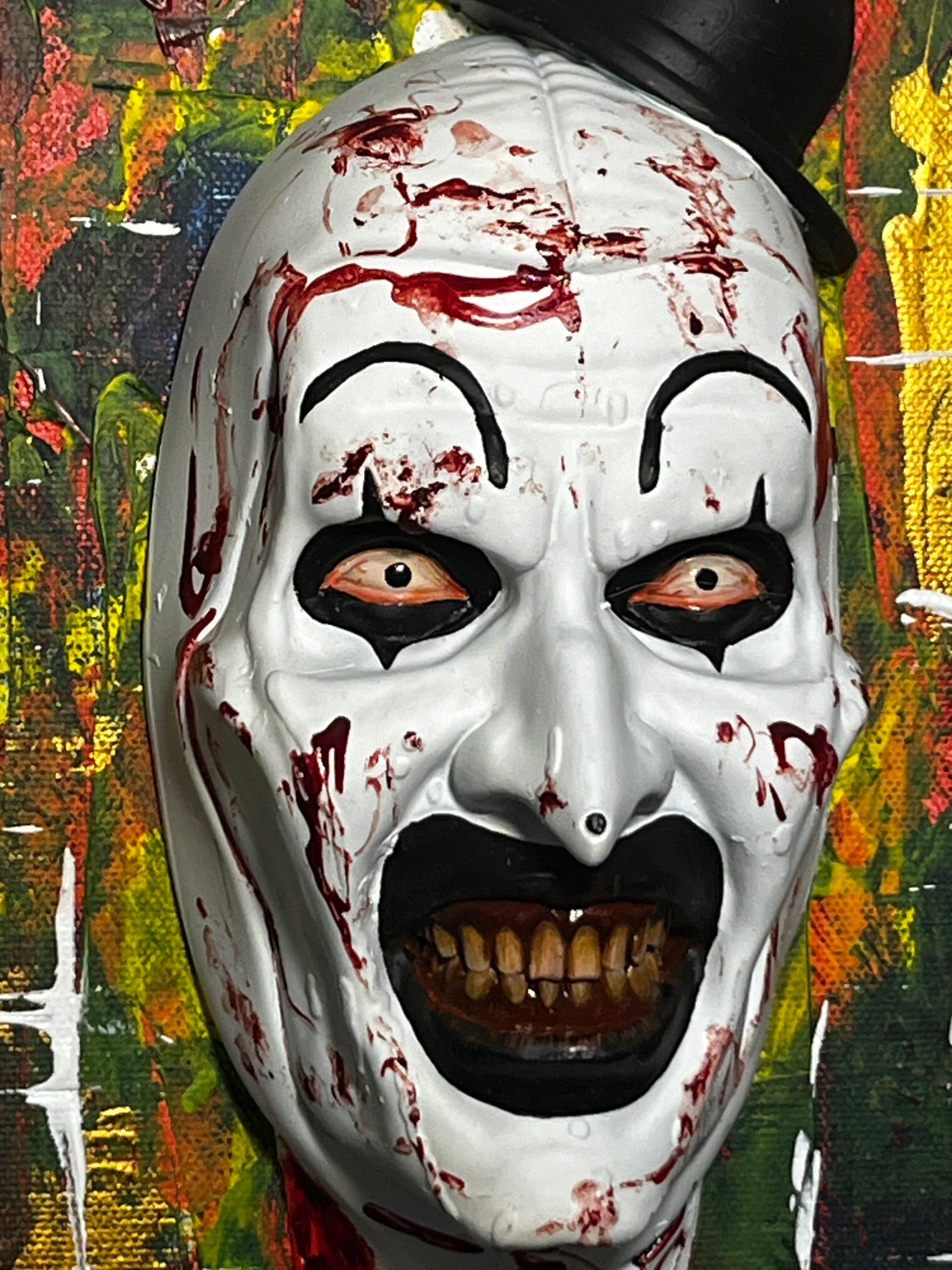 Brentz Dolz Terrifier: Art the Clown (Color) 3D Wall Art 9x12