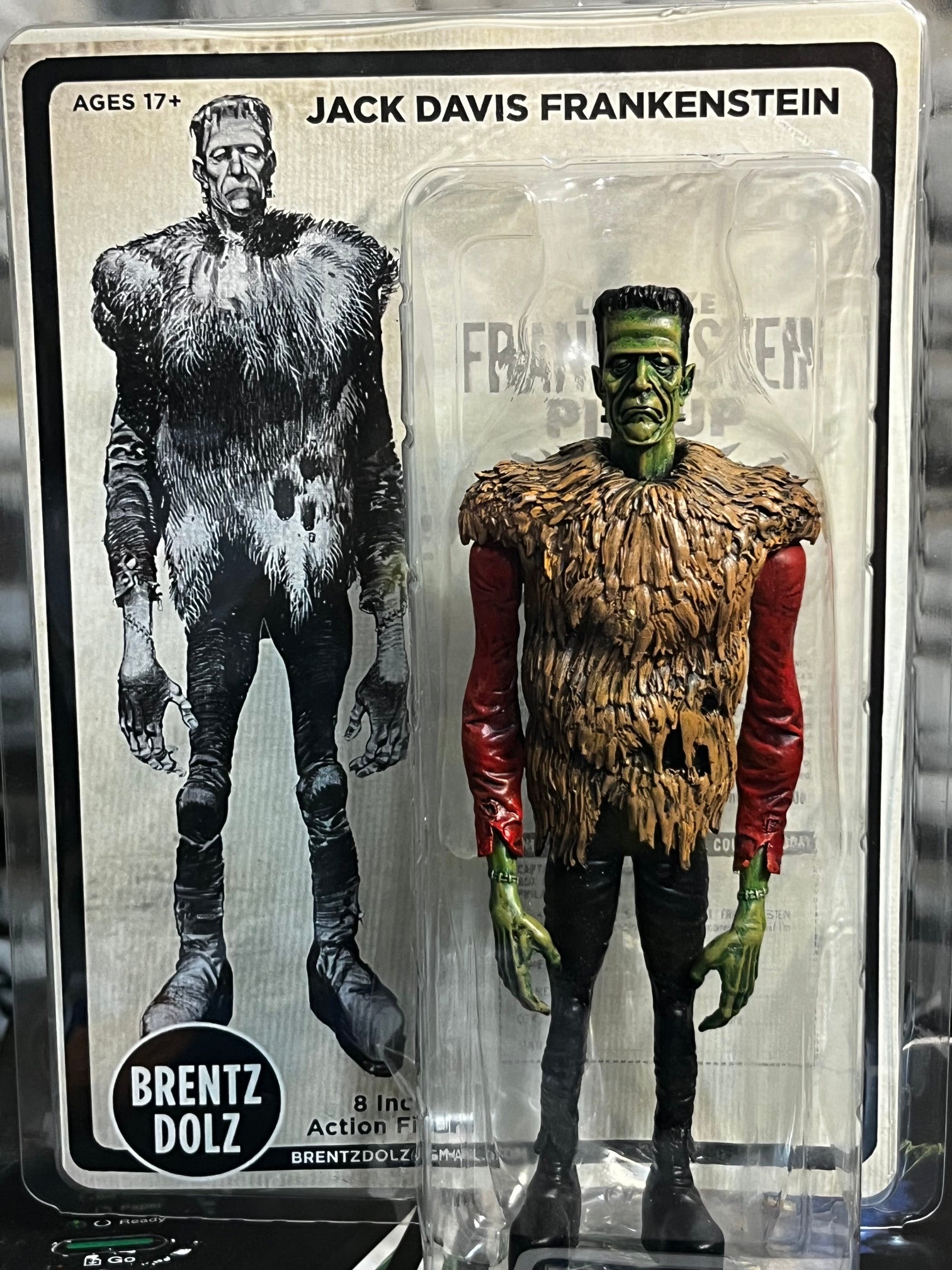 Brentz Dolz Jack Davis - Frankenstein (Color Variant) 8" Art Action Figure
