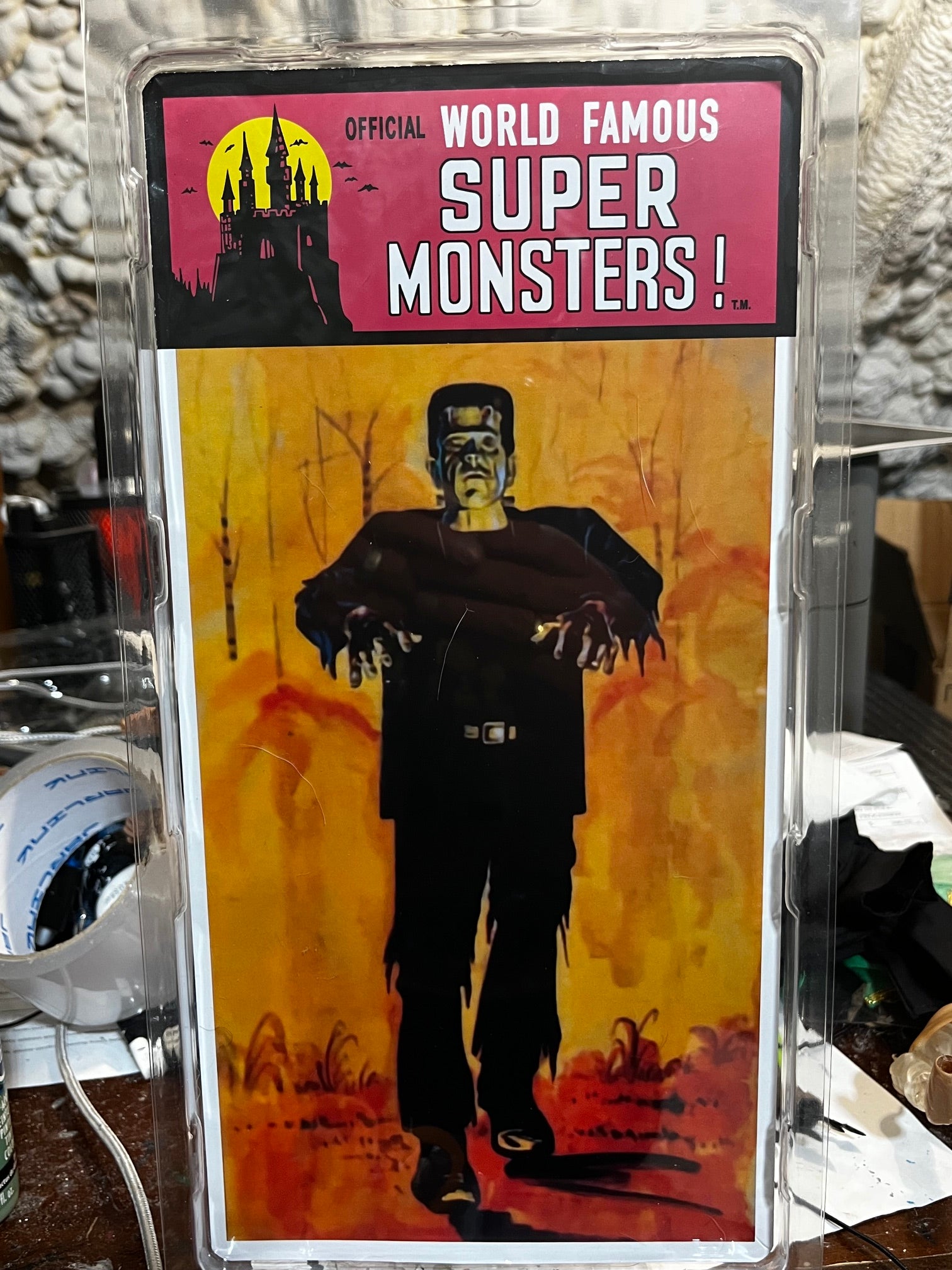 Brentz Dolz - World Famous Super Monsters - Frankenstein 8" Art Action Figure