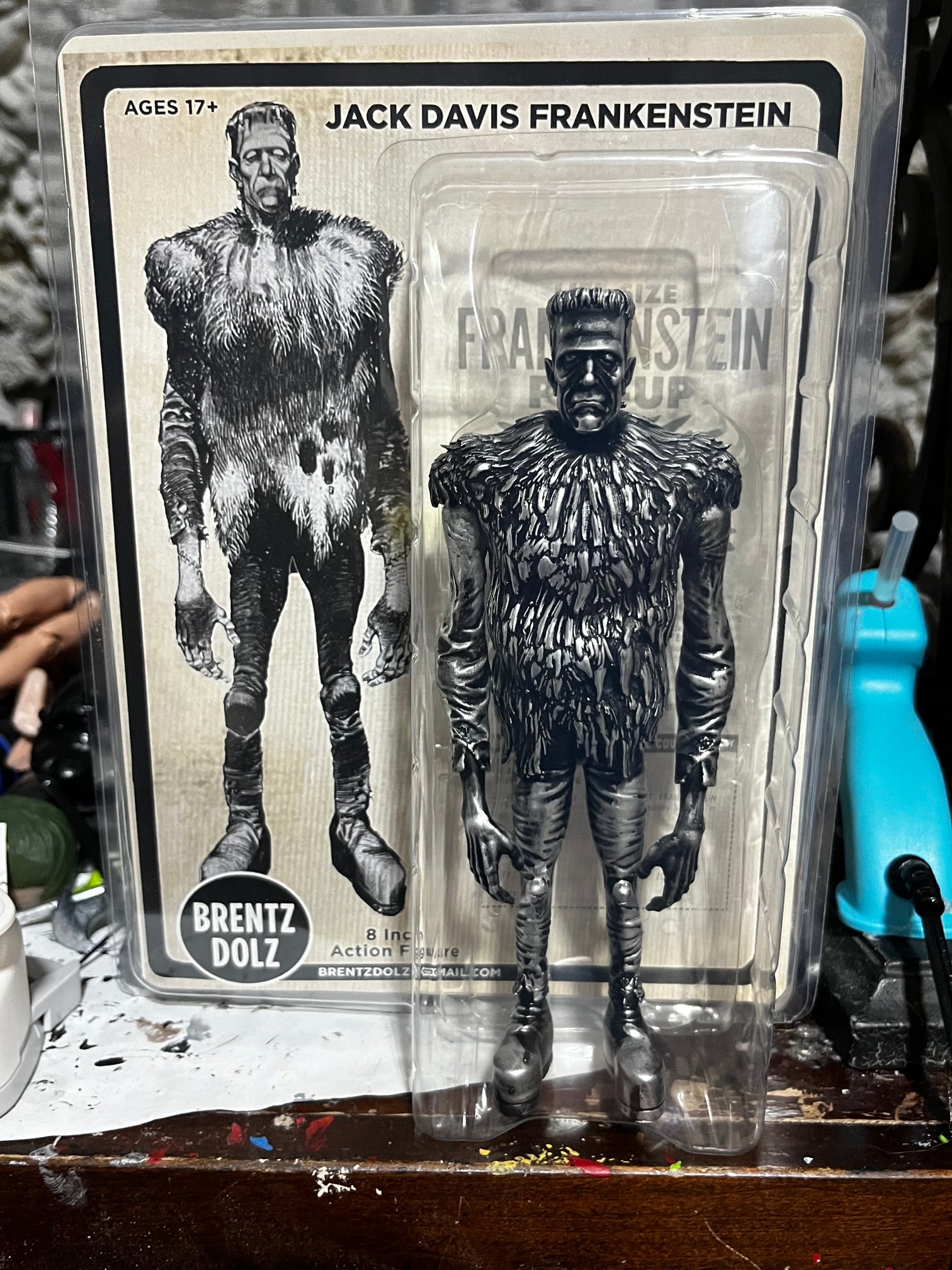 Brentz Dolz Jack Davis - Frankenstein 8" Art Action Figure