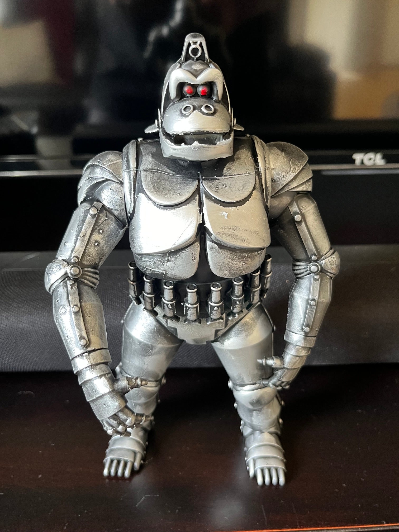 Brentz Dolz - Mecha King Kong (Silver) (Loose No Packaging) 8" Art Action Figure