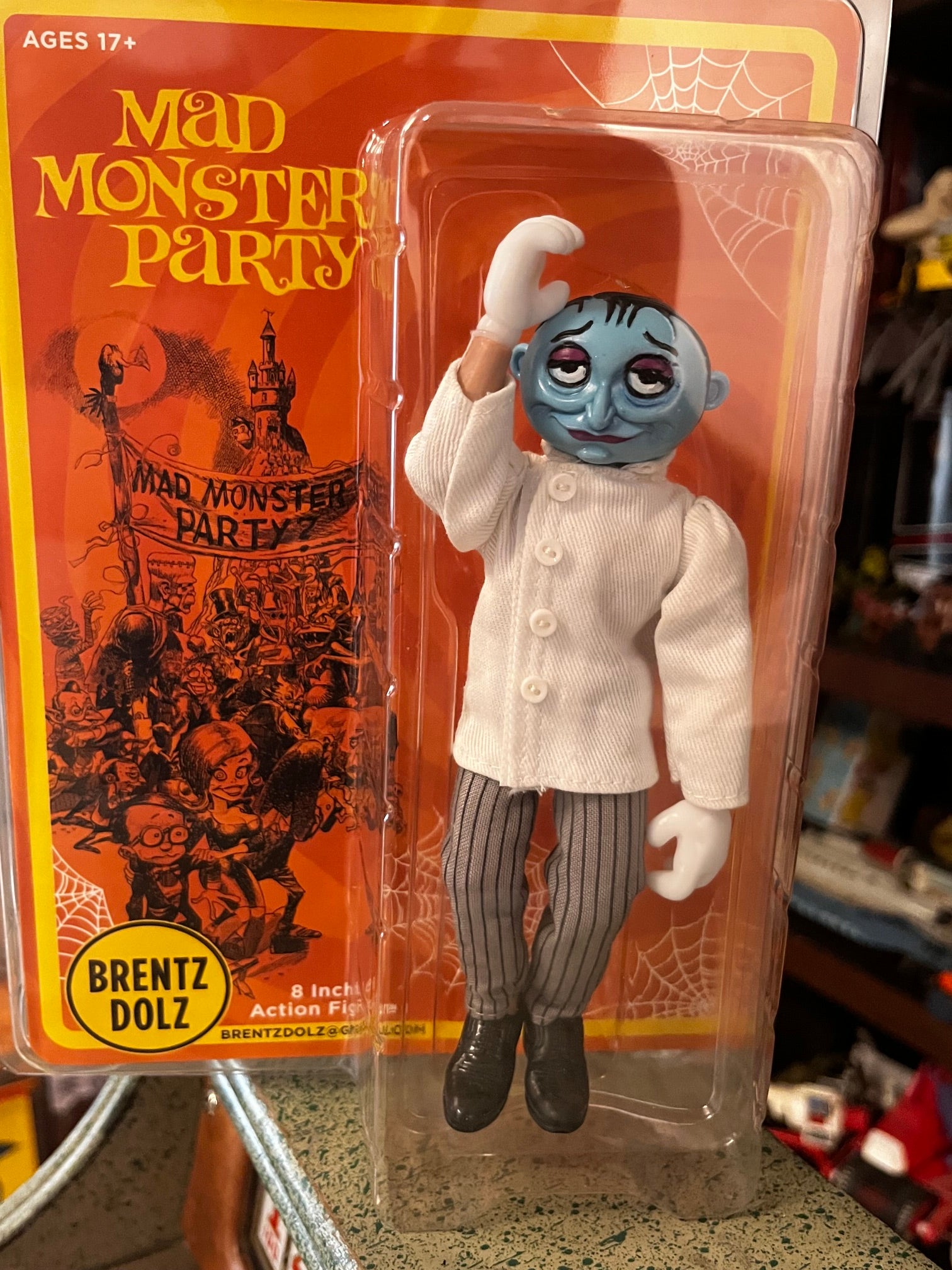 Brentz Dolz Mad Monster Party - Yetch 8" Art Action Figure