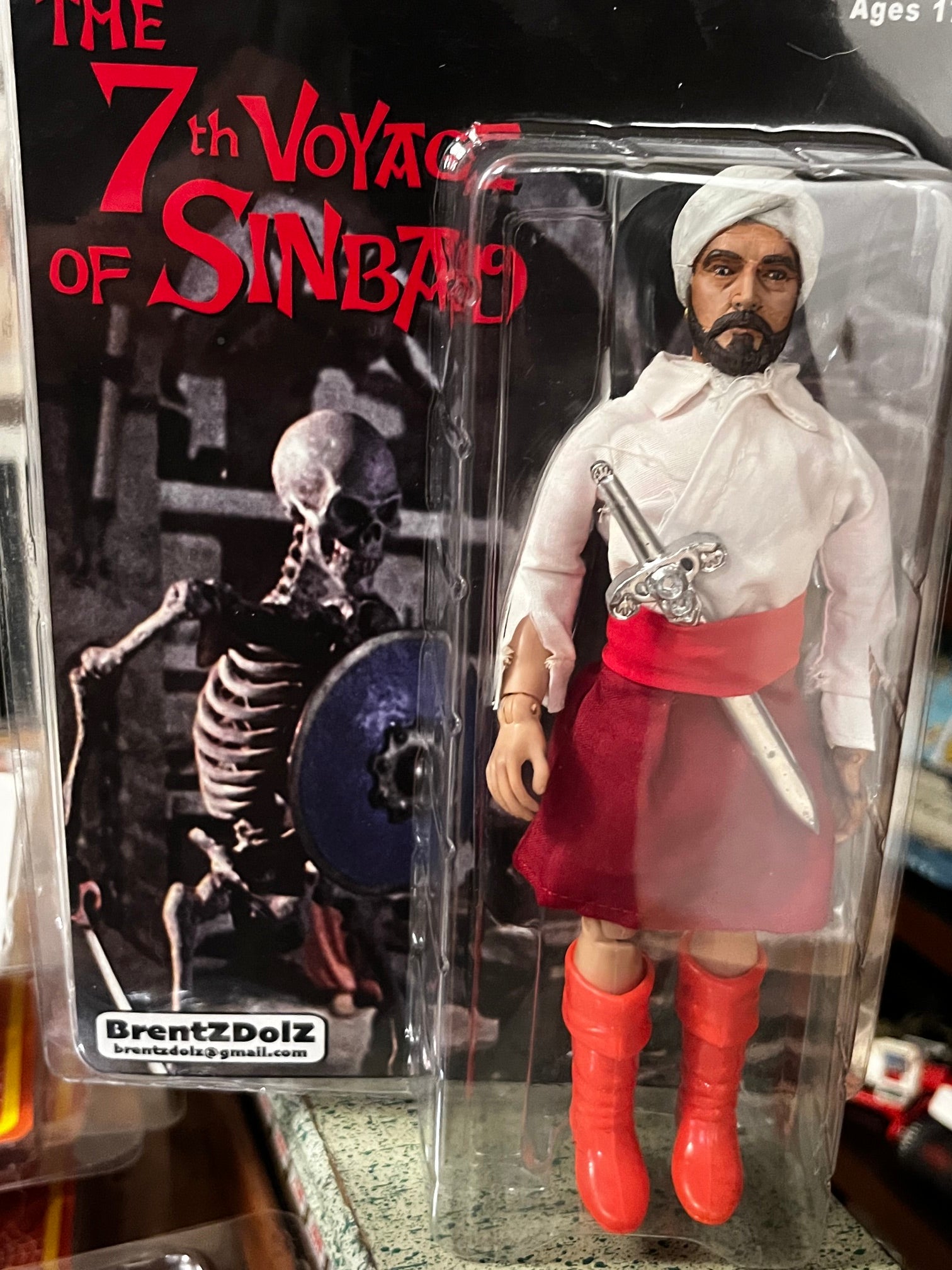 Brentz Dolz The Golden Voyage of Sinbad - Sinbad 8" Art Action Figure