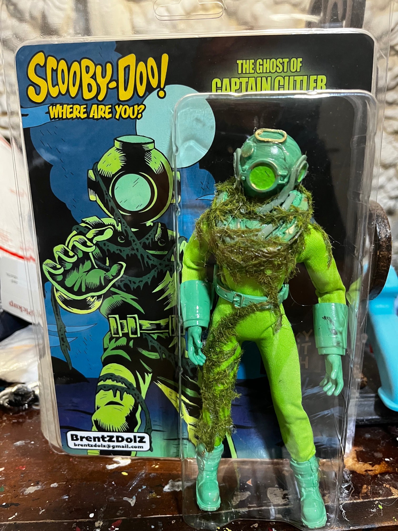 Brentz Dolz Scooby-Doo - Captain Cutler 8" Art Action Figure