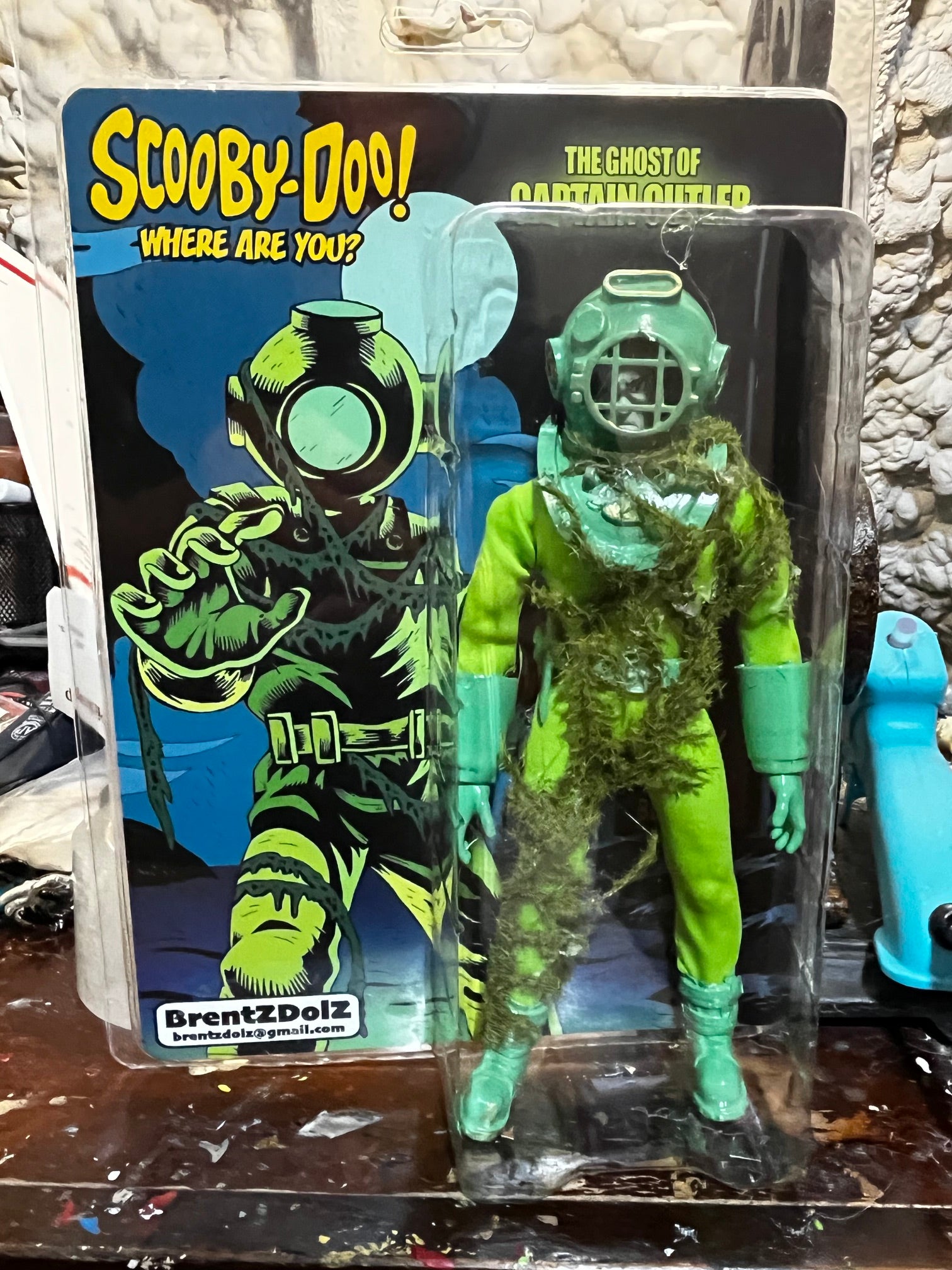 Brentz Dolz Scooby-Doo - Captain Cutler 8" Art Action Figure
