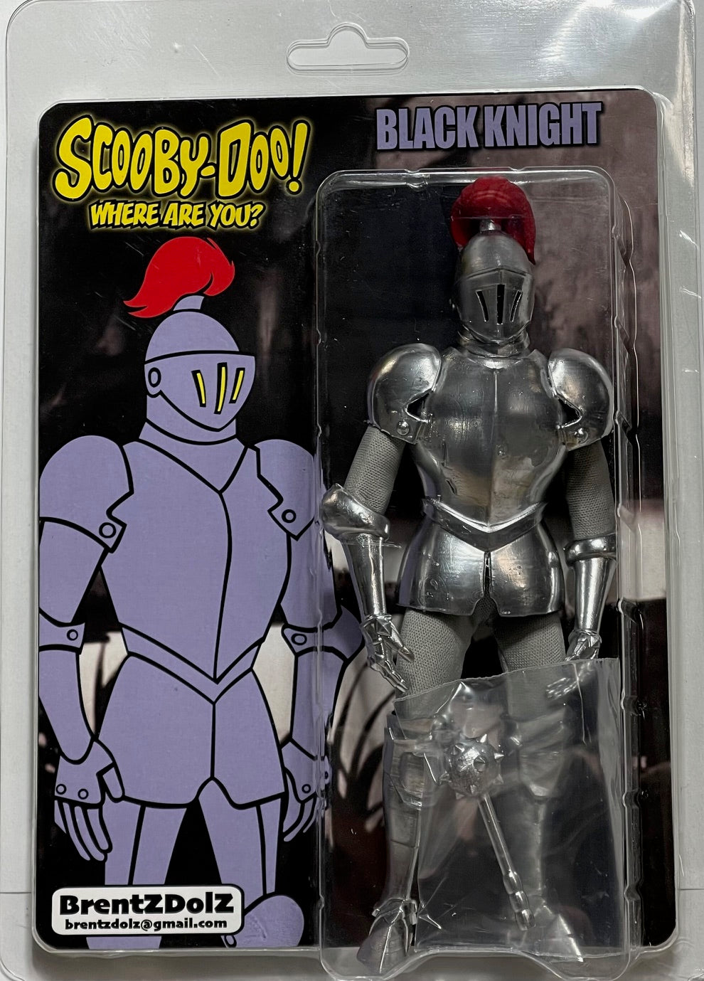 Brent Dolz Scooby-Doo - Black Knight 8" Action Figure
