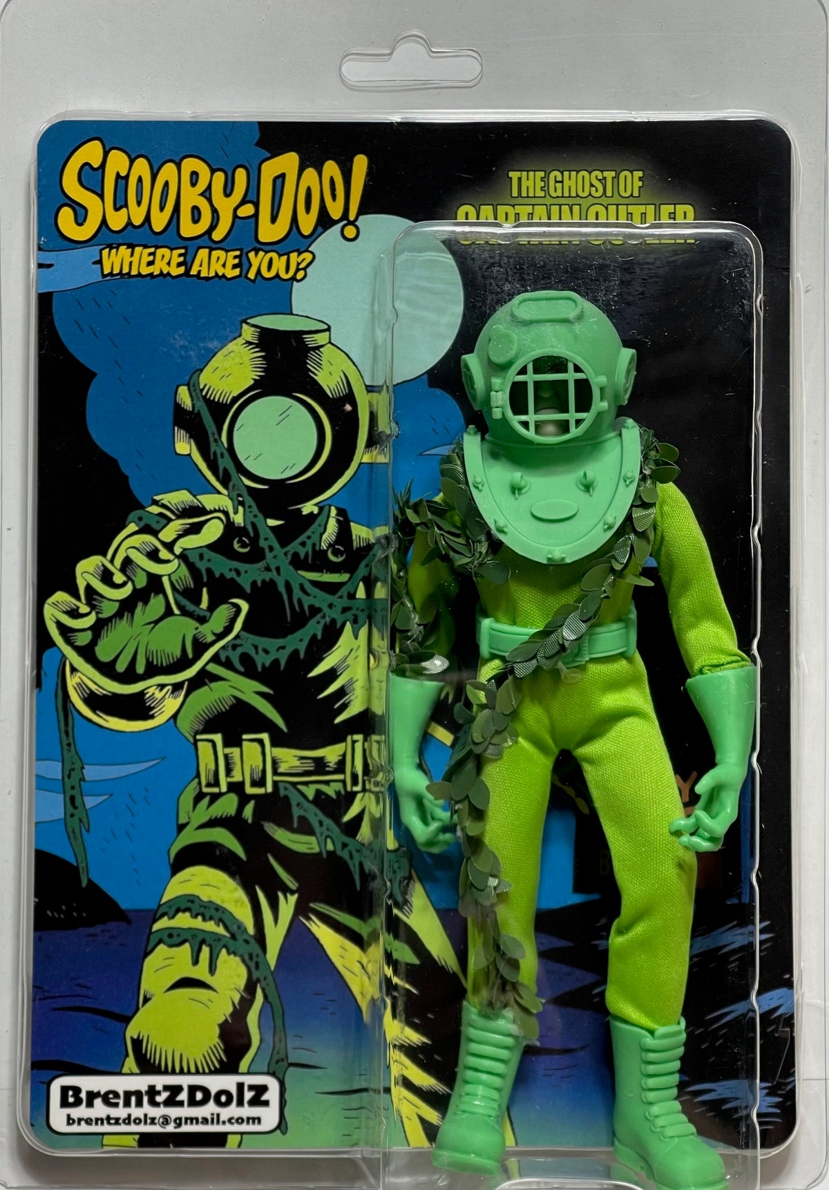 Brent Dolz Scooby-Doo - Captain Cutler 8" Action Figure