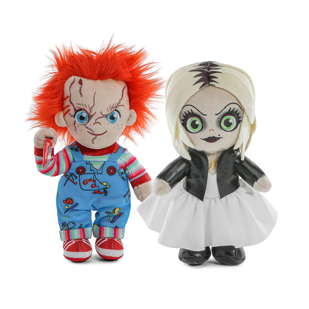 Kidrobot - Bride of Chucky – Evil Chucky and Tiffany Phunny Plush Standing in Box 2-Pack (Pre-Order Ships Q1 2026)