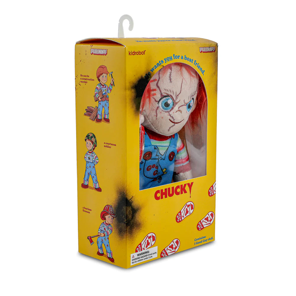 Kidrobot - Bride of Chucky - Evil Chucky Phunny Plush Standing in Box