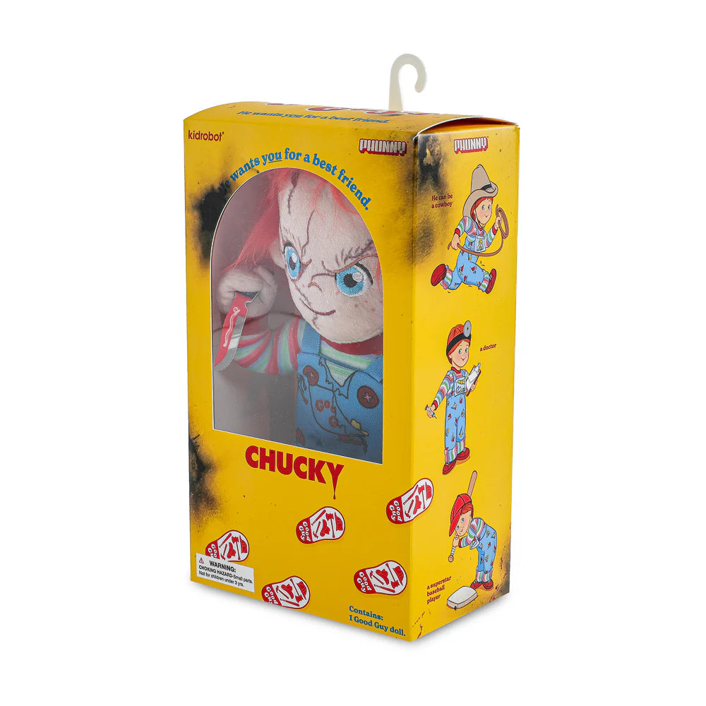 Kidrobot - Bride of Chucky - Evil Chucky Phunny Plush Standing in Box