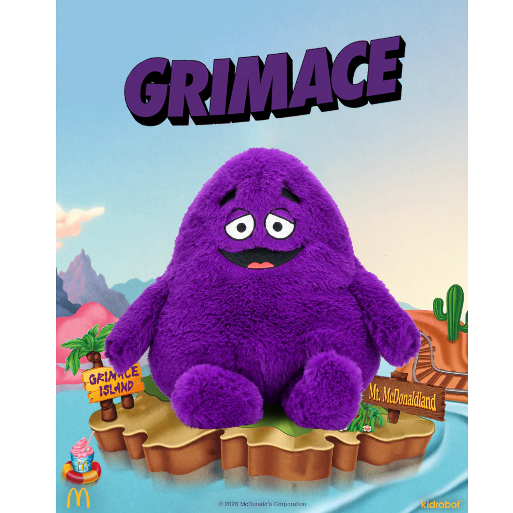 Kidrobot - McDonald's - Grimace Phunny Plush (Pre-Order Ships September 2026)