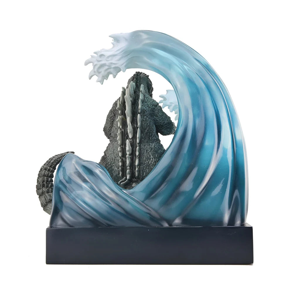 Kidrobot - Great Wave Godzilla with Dunny 8" Resin Art Figure (Limited Edition)