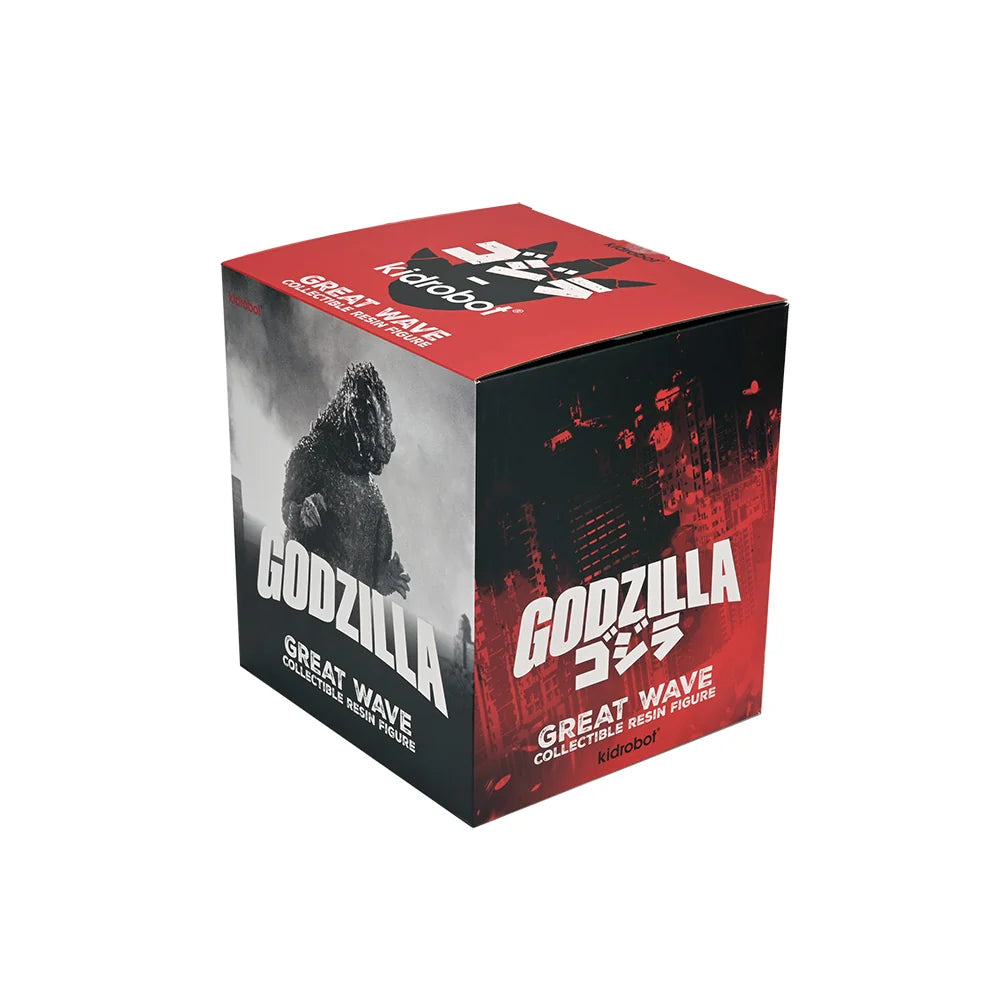 Kidrobot - Great Wave Godzilla with Dunny 8" Resin Art Figure (Limited Edition)