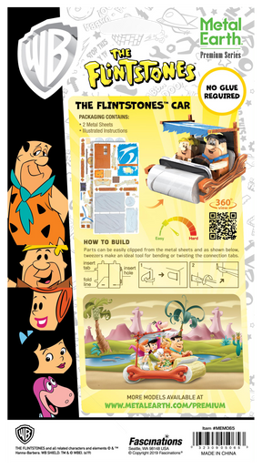 Metal Earth - The Flintstones Car Model Kit