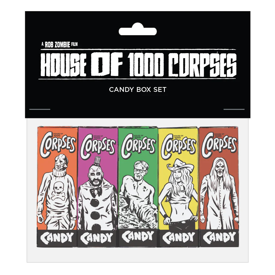 Monster General Store - Rob Zombie: House Of 1000 Corpses Retro-Style Candy Box Set (NO CANDY INCLUDED)