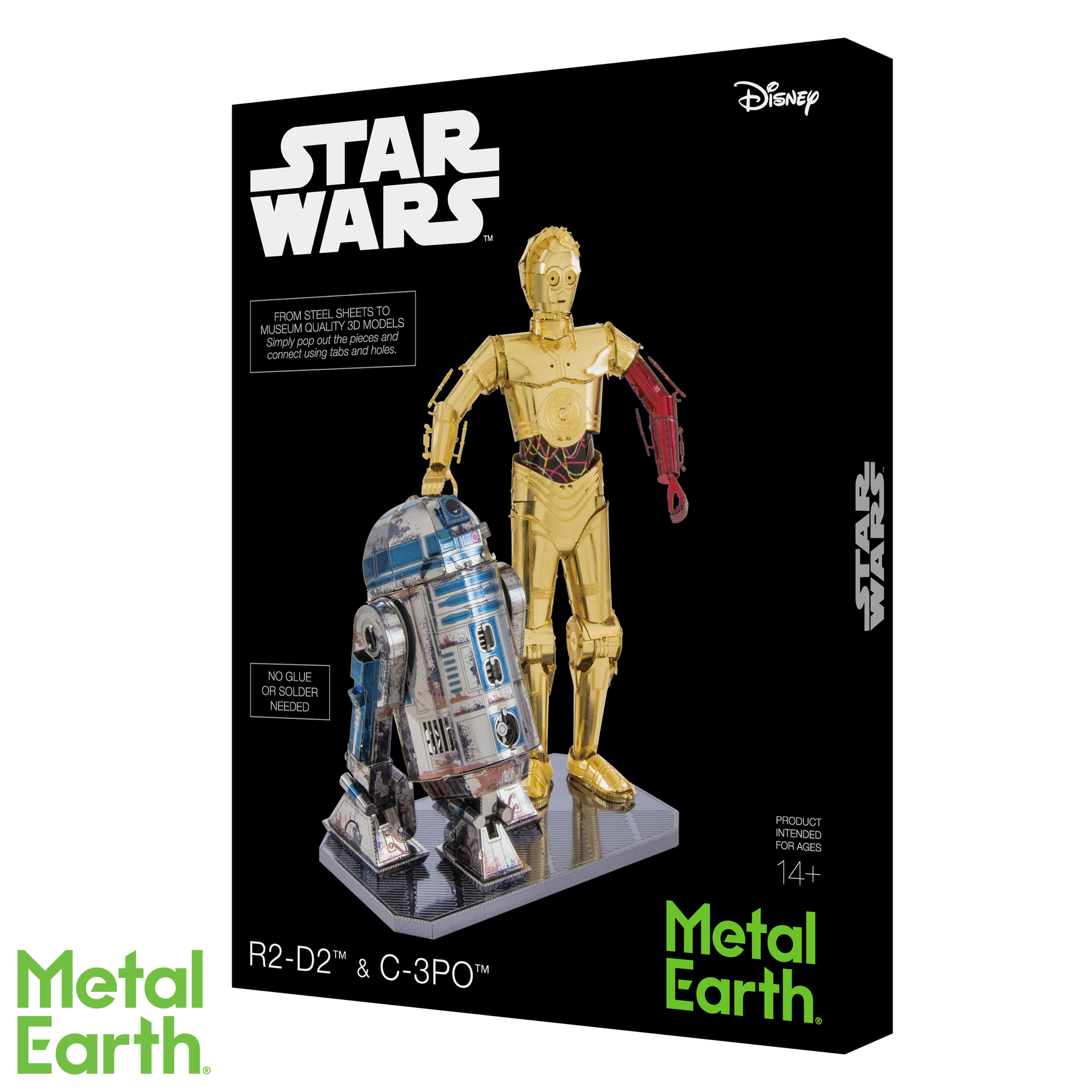 Metal Earth - Star Wars: C-3PO & R2-D2 Model Gift Set