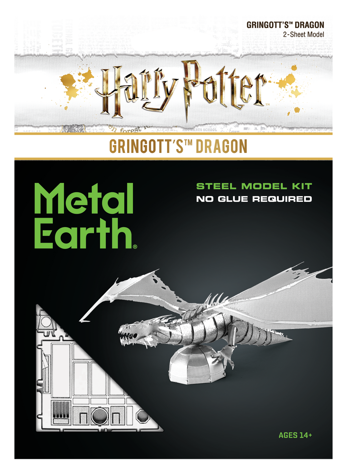 Metal Earth - Harry Potter: Gringott’s Dragon Model Kit