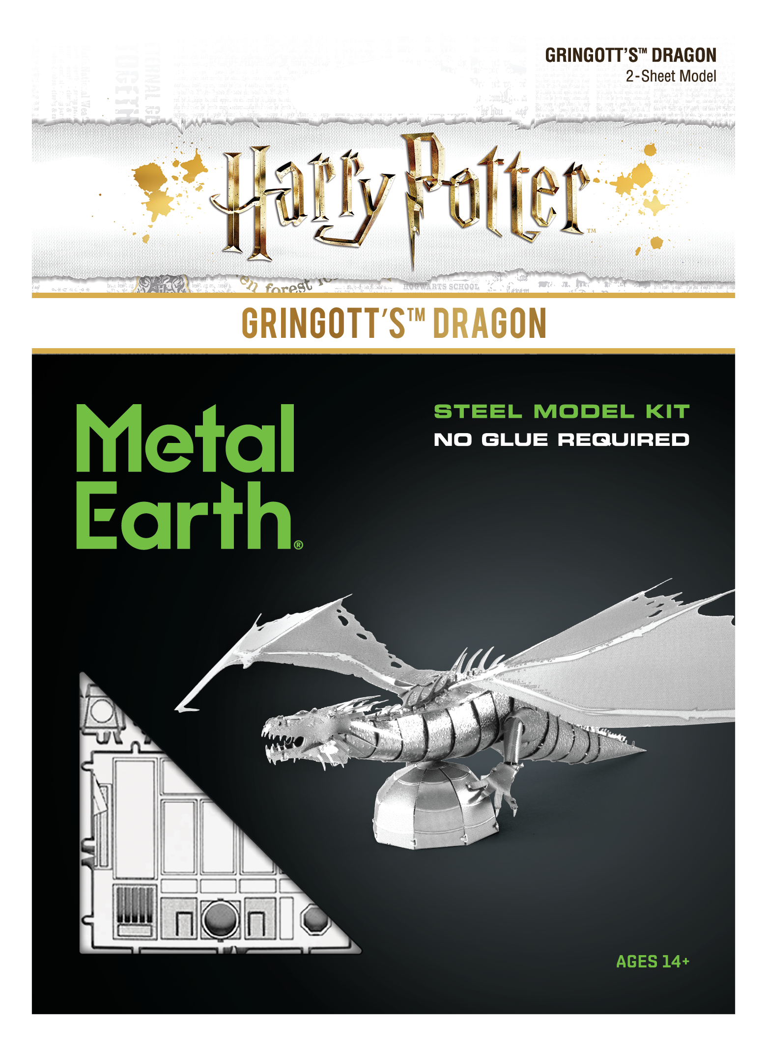 Metal Earth - Harry Potter: Gringott’s Dragon Model Kit