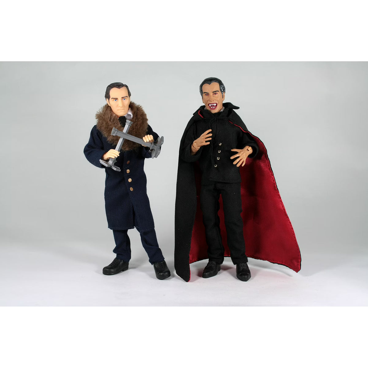 Mego - Hammer Horror - Dracula & Van Helsing 8" Action Figure 2-Pack with Collectible Coin