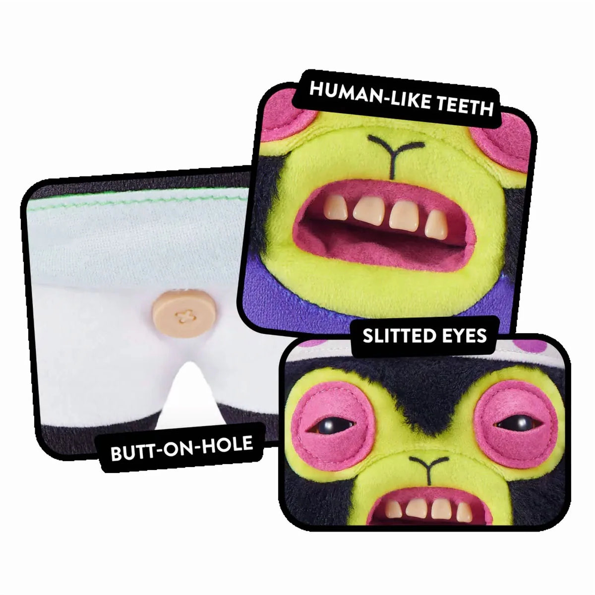 Fuggler - Powerpuff Girls Mojo Jojo - 9" Plush Figure