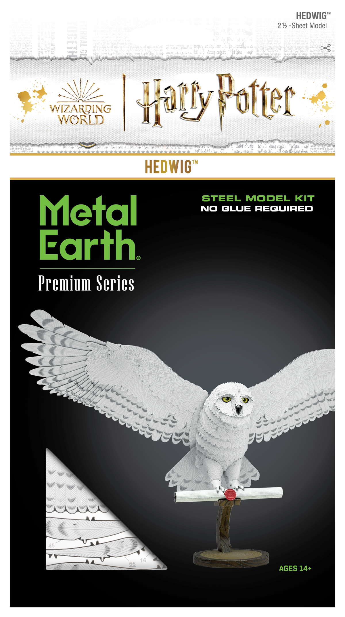 Metal Earth - Premium Series - Harry Potter: Hedwig Model Kit